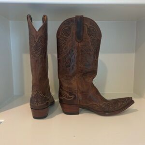 Old Gringo Tan Leather Cowboy Boots